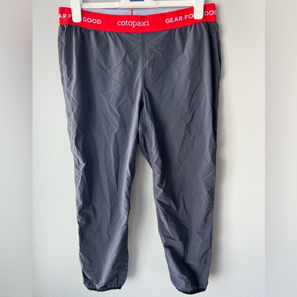 Cotopaxi grey red band nylon blend Ara jogger pants Women’s size L - Picture 1 of 5